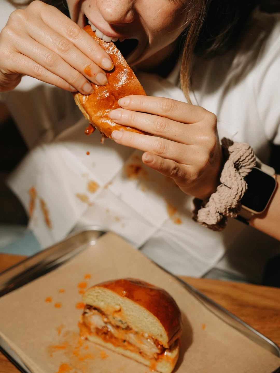 The messy joy of a KANA burger