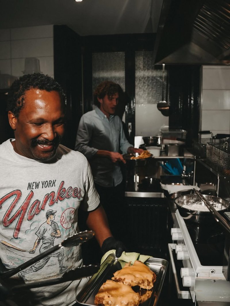 David and Kevin in the KANA kitchen